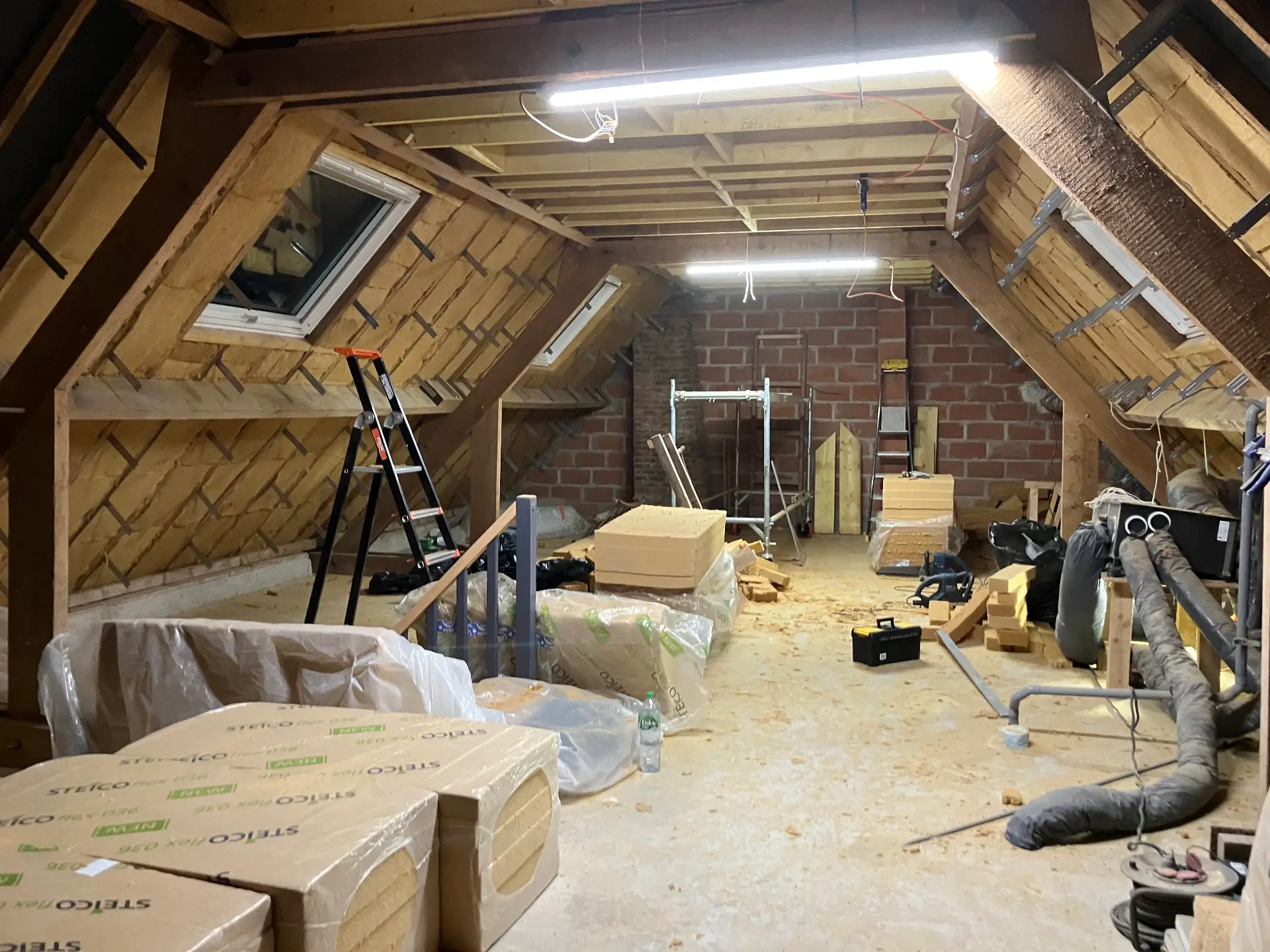 Travaux isolation combles finalisés par Cimmob RGE