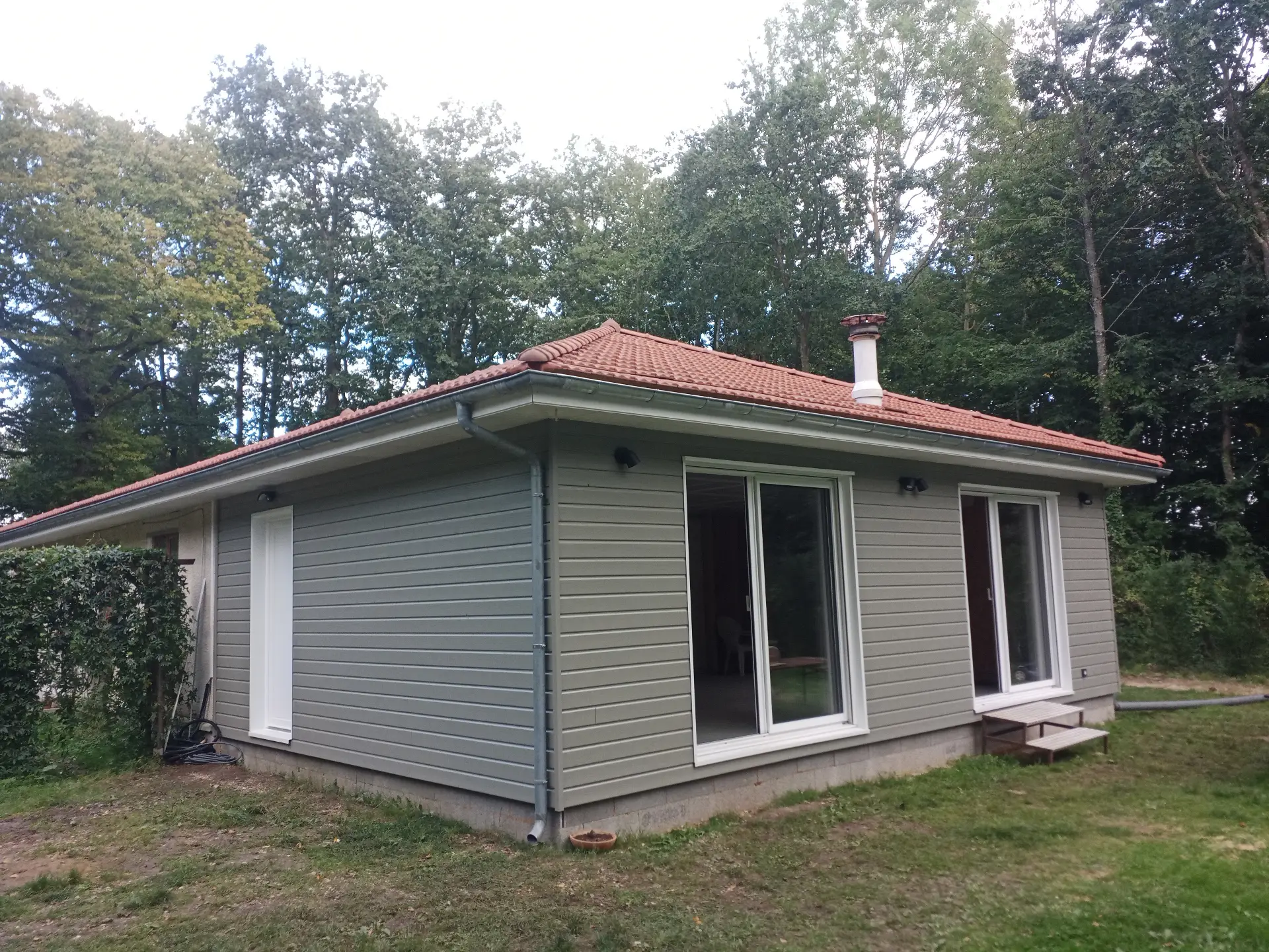 Intérieur structure bois finie garage Eure-et-Loir